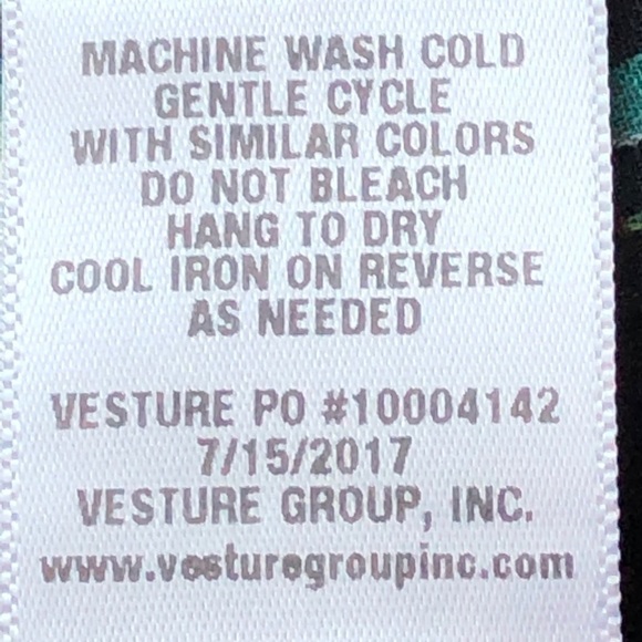 Status Floral Chiffon Blouse Black Multi Flowy Bell Sleeves Size Small - Picture 7 of 10